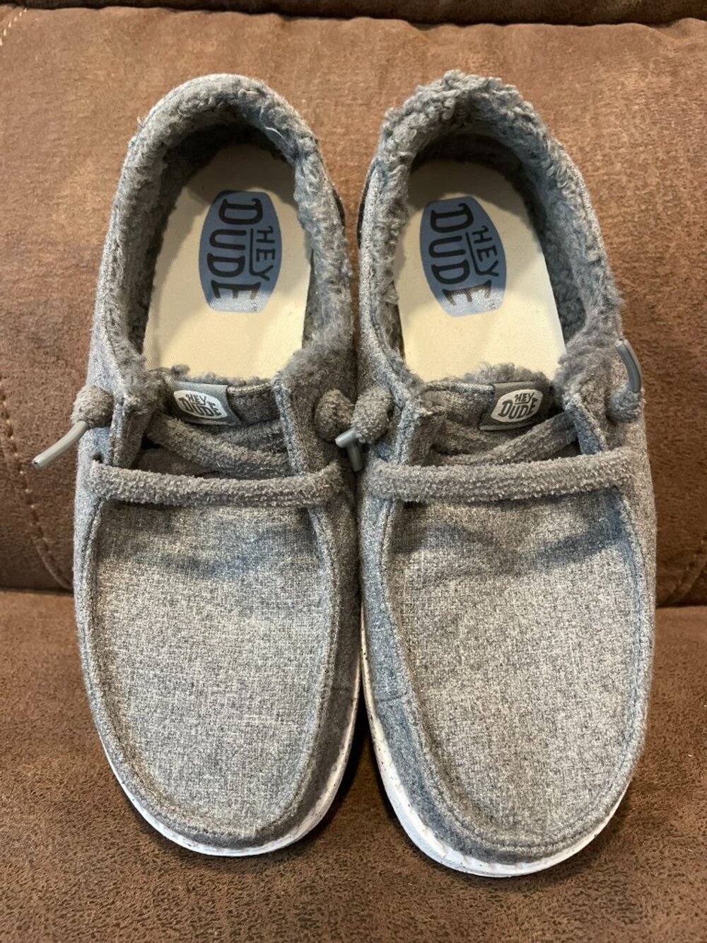 Hey Dude Women's Wendy Wool Cozy Charcoal Size 7